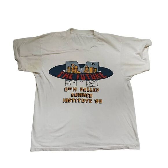 U of M Valley Summer Institute '90 Vintage Shirt - Size Adult Small - Picture 1 of 5